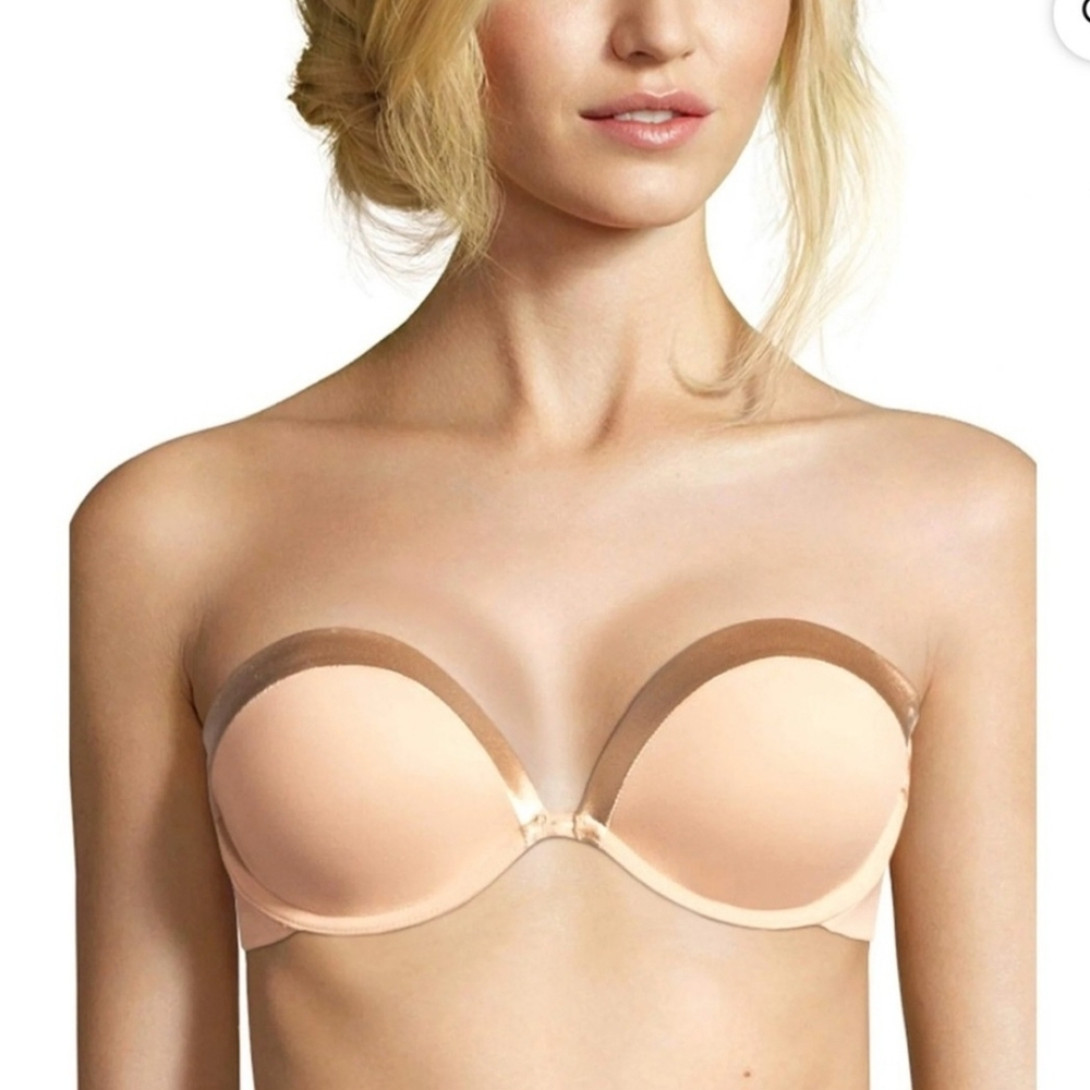 MAIDENFORM Strapless Multi-Way Bra - Nude Size 36B